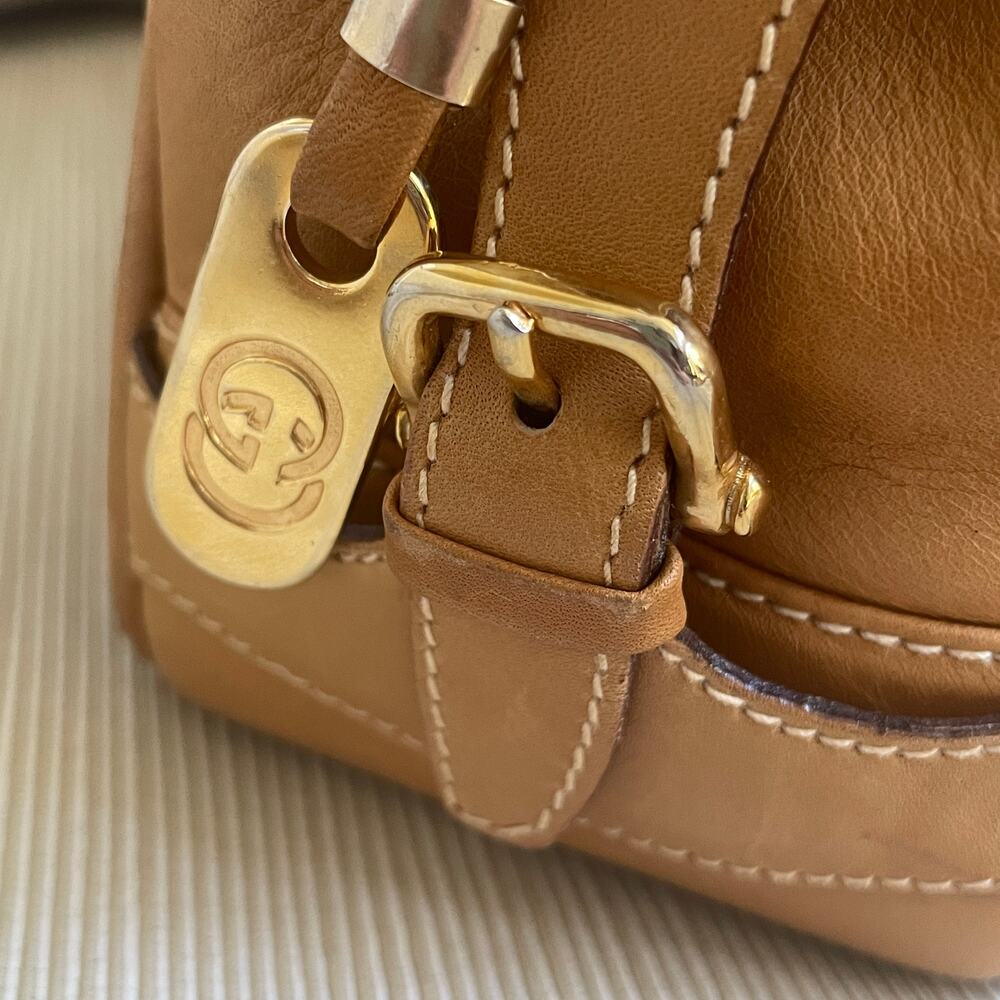 Gucci Vintage Micro GG Canvas Satchel | Web Stripe, Knight Charm Rare - Picture 9 of 16